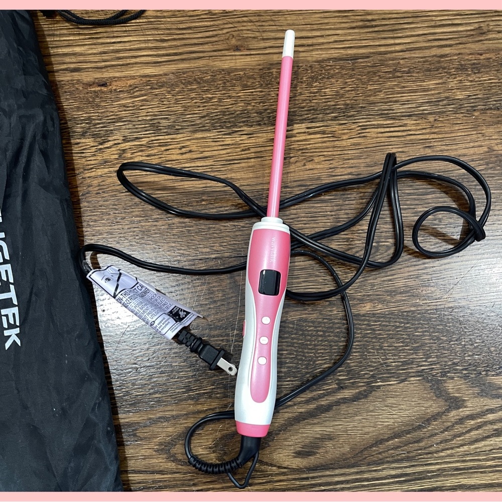 Wavytalk 3/8 Inch Small Curling Wand, Wand Iron